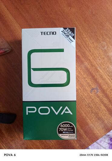 мини микрофон: Tecno Pova 6, Б/у, 256 ГБ, 2 SIM