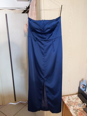 Dresses: L (EU 40), color - Blue, Evening, Without sleeves