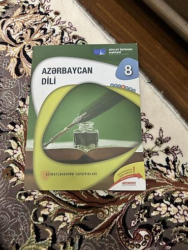 Книги и журналы: Məhsul: “Azərbaycan dili – 8” qiymətləndirmə tapşırıqları kitabı — 1