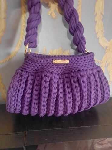 сумка aldo: Вязанная сумка. handmade. новая