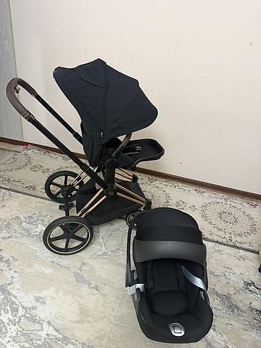 Коляска, Cybex, цвет - Черный, Б/у, Бесплатная доставка