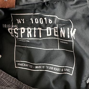 бу серебро: Винтажные Мужские шорты-бермуды Esprit - Цвет: темно-серый с тонкой — 4