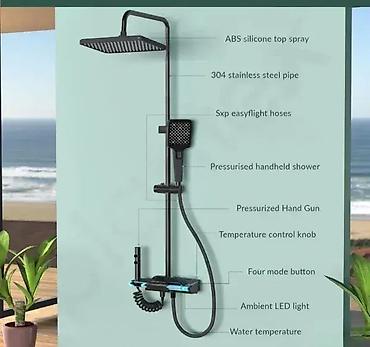 bazeni sid: Smart sistem za tuširanje 4u1 🚿✨ Uspónski tuš sa LED ekranom – luksuz — 1