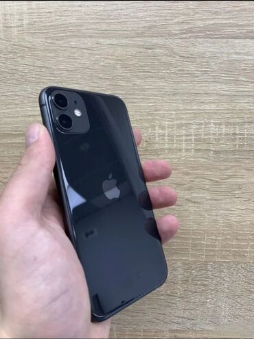 сколько стоит сдать телефон на запчасти: IPhone 11, Колдонулган, 128 ГБ, Кара, Кабель, 100 %