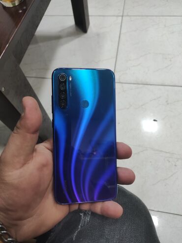 Xiaomi: Xiaomi Redmi Note 8, 128 GB, rəng - Göy, 
 Sensor, Barmaq izi, İki sim kartlı