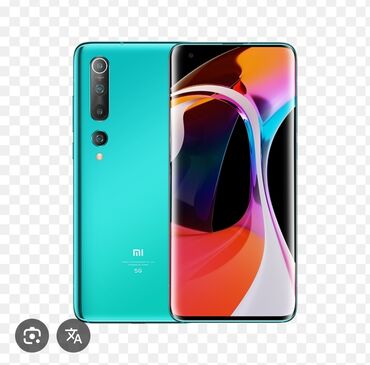 к50 телефон: Xiaomi, Mi 10 5G, Б/у, 256 ГБ, цвет - Голубой, 1 SIM