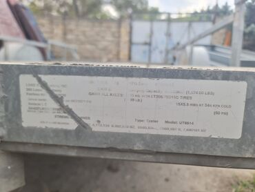 Qoşqular: Yük daşıma üçün qoşqu (treyler) Texpasportu var - Geniş ölçülü açıq — 9