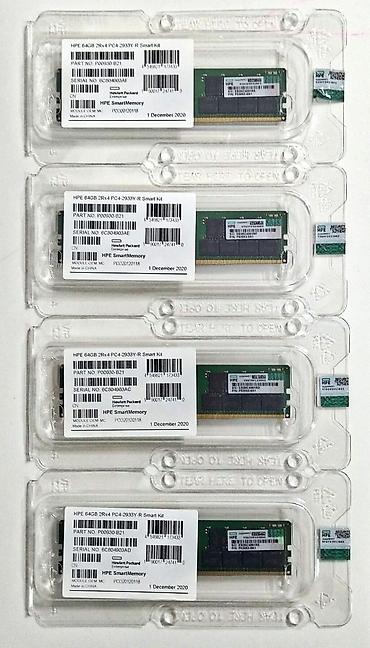 intel xeon e5: HPE 256GB каждая планка 64GB 2Rx4 PC4-2933Y-R Smart Kit HPE — 2