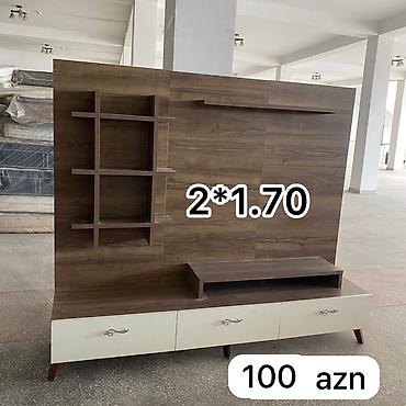 TV stendi və divar paneli dəsti - Ölçü: 2 m x 1.70 m (şəkildə lalafo.az -da TV stendi və divar paneli dəsti - Ölçü: 2 m x 1.70 m (şəkildə