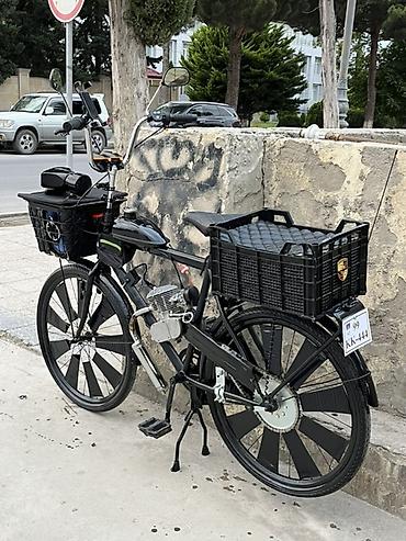 grand velosiped: Benzi mühərrikli yük velosipedi – tam avadanlı Məhsulun təsviri: - — 1