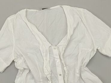 białe dopasowana bluzki z długim rękawem: Bluzka Damska, 3XL, stan - Bardzo dobry