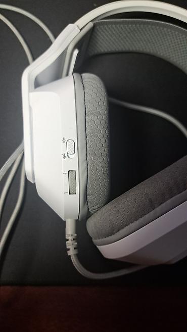 logitech mx master: Проводные полноразмерные наушники, Б/у, цвет - Белый — 4