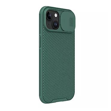Maske i futrole za telefone: Futrola Nillkin Cam Shield Pro za iPhone 15 Pro (6.1) zelena. Uz brzu — 3