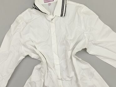 białe bluzki z gumką na dole: Shirt, 2XL (EU 44), condition - Good