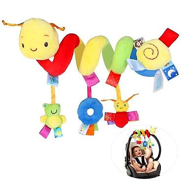 Развивающая Спиральная Игрушка на Коляску / Автокресло "Гусеница" 🎉 ✅ at lalafo.kg Развивающая Спиральная Игрушка на Коляску / Автокресло "Гусеница" 🎉 ✅