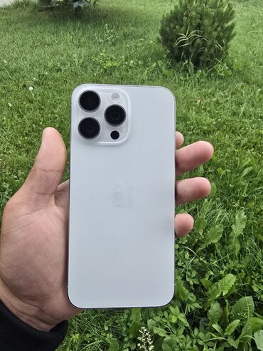 gps трекер для собак: IPhone 15 Pro Max, Б/у, 256 ГБ, White Titanium, Чехол, 96 %