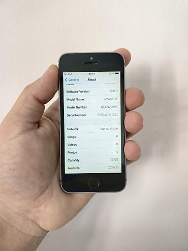 iphone 17 kp: Iphone SE 2016 icloud free i sim free, sa 16gb memorije. Dobro očuvan — 6