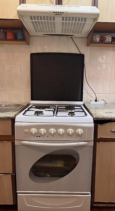 stayaşi pec: Газовая плита Отдельностоящая, 4 конфорки, Б/у — 1