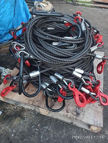 Metal troslar: Polad trosdan hazırlanmış qaldırıcı slinglər pauk Məhsul təsviri: - — 2