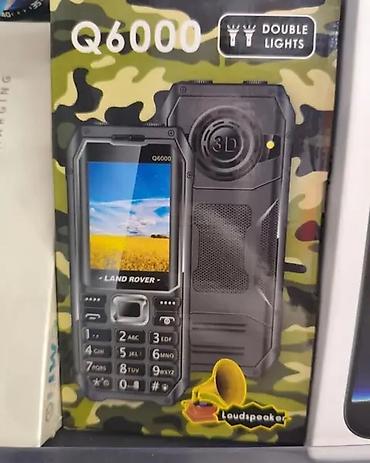 az auto batajnica: Q6000 – robusni mobilni telefon sa velikom baterijom i glasnim — 2