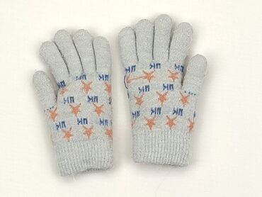 czapka zimowa beżowa: Rękawiczki, 14 cm, stan - Dobry