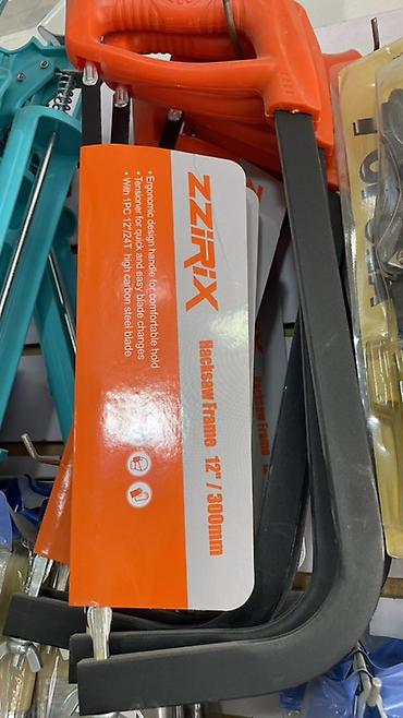Инструменты: Ножовка по металлу ZZRiX, размер 12" (300 мм). - Рамка под полотно — 1