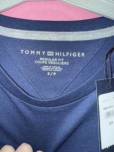 küpe: Futbolka, Tommy Hilfiger, S, rəng - Göy — 2