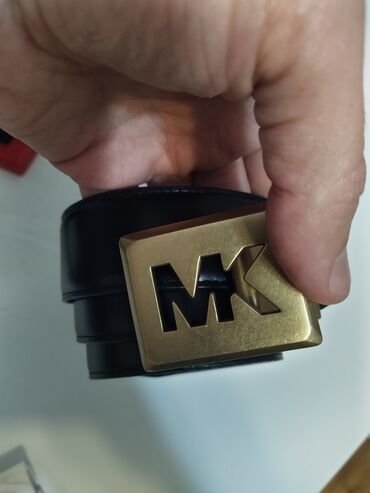black leather parfum: TƏCİLİ 🔥 MK orijinal Michael Kors 2 üzlü kəmər olcu 100sm Michael