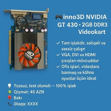 samsung gt s5250: Видеокарта INNO3D GeForce GT 430, < 4 ГБ