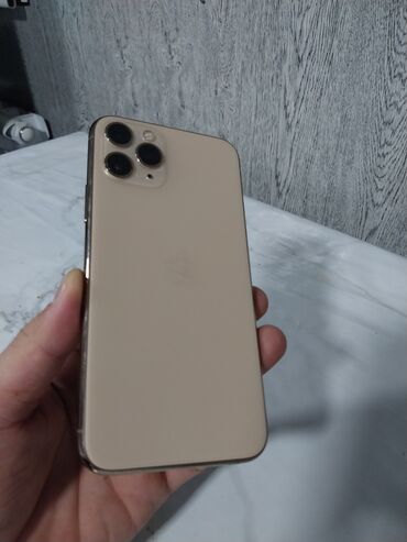 быу телефоны: IPhone 11 Pro, Скидка 10%, Б/у, 64 ГБ, Matte Gold, Зарядное устройство, Защитное стекло, Кабель, 70 %