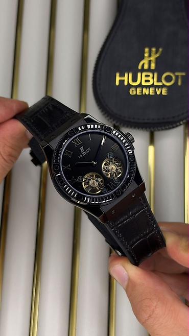 saat romanson: Yeni, Qol saatı, Hublot, rəng - Qara — 2