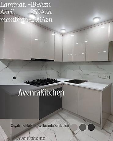 sud ceken: Sifarişlə mətbəx dəsti, Özü çəkən petlələr, Sadə laminat, Kredit var, Pulsuz çatdırılma, Ödənişli çatdırılma, Rayonlara çatdırılma — 1