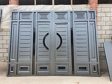 Откатные ворота: Металлические ворота с декоративной отделкой. Подходят для установки — 13