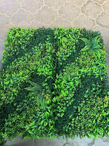 Панно: Искусственная зелёная стена (панели-коврики) - Модульные панели с — 2