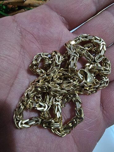 kraljevsko plava torba: Chain, Material: Gold