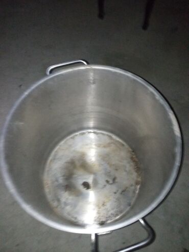 Tava-qazan dəstləri: Qazan, rəng - Gümüşü, Paslanmayan polad, Türkiyə — 43