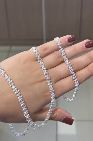 beş qaş üzüklər: Цепь для бензопилы, Серебро, 32 г, Бесплатная доставка