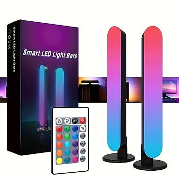 Ev üçün dekor: Smart LED RGB Light Bars – 2-li set - Rəngli mühit işıqlandırması — 1
