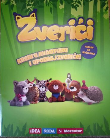 garderoba za decu: Album Zverići,kompletno popunjen. Ništa spajano niti bojeno.Idealan za