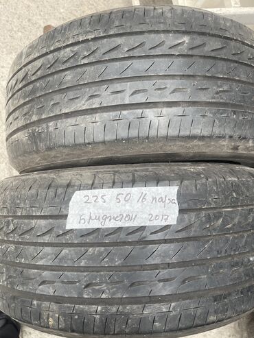 Шины: Шины 225 / 50 / R 16, Лето, Б/у, Пара, Легковые, Япония, Bridgestone