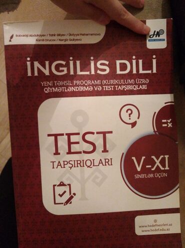 Книги, журналы, CD, DVD: İngilis dili test toplusu 8 manata tam təzədir heç işlədilməyib