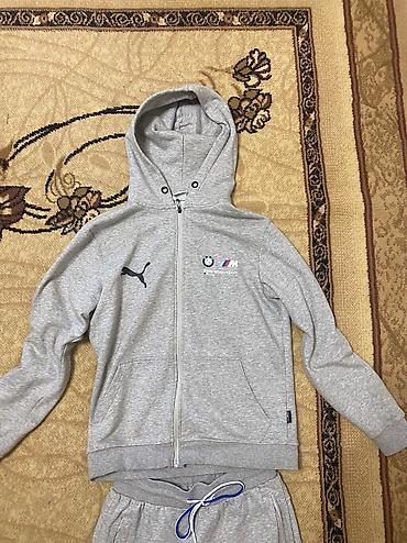 спортивный костюм м: Мужской спортивный костюм, S, Puma, Новый, цвет - Серый, Платная доставка — 2