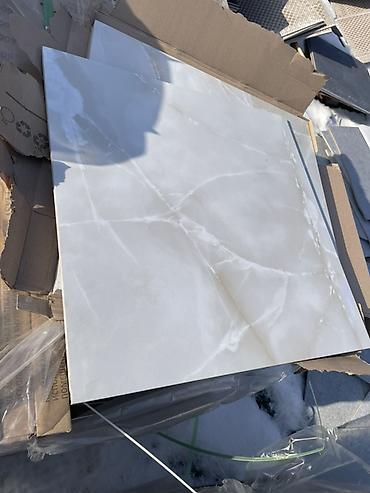 Керамогранит: Назначение: Для пола, цвет - Белый, 60x60 см — 6