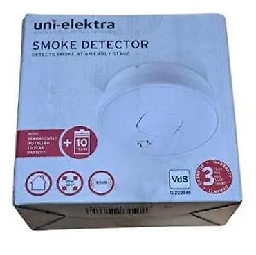 Oprema i sredstva za zaštitu: Uni-Elektra detektor dima (model UZA208) - Optički detektor dima za — 8