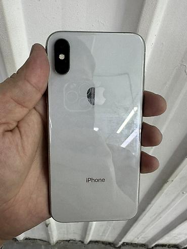 apple iphone a: IPhone X, Б/у, 256 ГБ, Серебристый, Чехол, 100 % — 6
