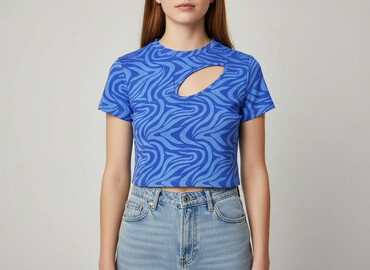 t shirty 3d print: Sinsay, Топ жіночий, розмір S