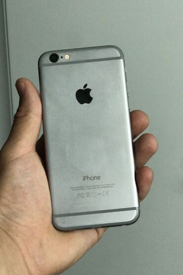 Apple iPhone: IPhone 6, 16 GB, Space Gray, Barmaq izi, Face ID, Hissə-hissə ödəniş