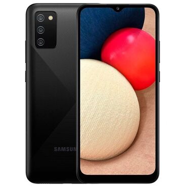 type s: Samsung A02 S, Б/у, 32 ГБ, цвет - Черный, 2 SIM