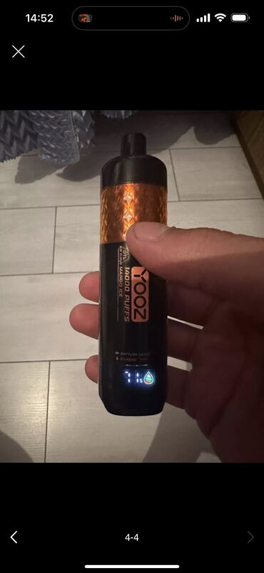 yağ vape: Yooz 14 Min Tustuludur 1 Hefte İslenib Mango Buzludur Cox Gozel Dadi