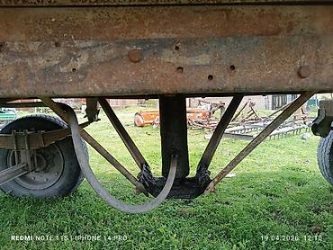 Lapetlər: Kənd təsərrüfatı üçün ikioxlu qoşqu - Traktora qoşulan, ön halqali — 11